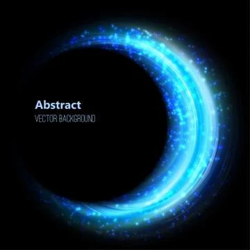 Vector illustration of blue abstract background Stock Illustration