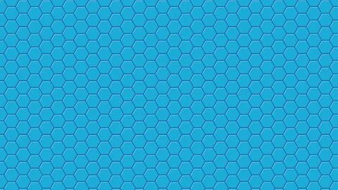 Vector illustration of blue hexagon background. Technology pattern. Illustrazione stock