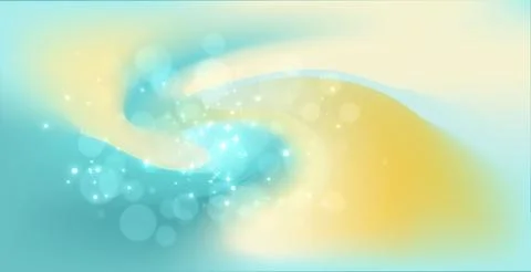 Vector illustration blur bokeh background blue tone color. Stock Illustration