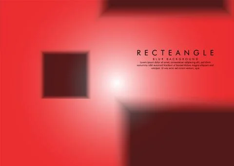 Vector illustration of a blur box with a background color radial gradient Stockillustratie