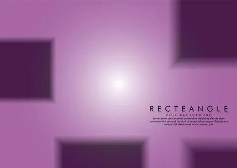 Vector illustration of a blur box with a background color radial gradient Stockillustratie