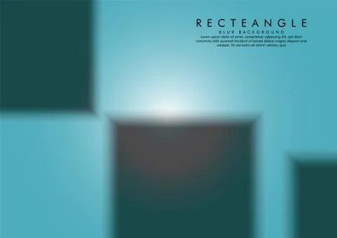 Vector illustration of a blur box with a background color radial gradient Stockillustratie