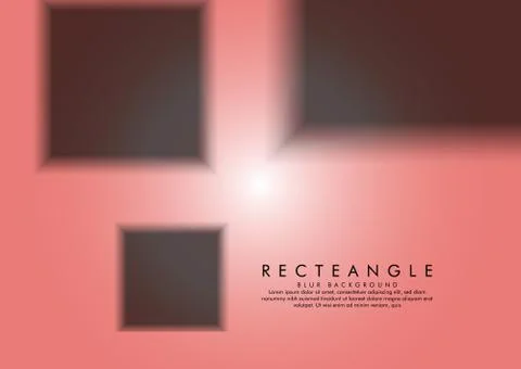 Vector illustration of a blur box with a background color radial gradient イラスト素材