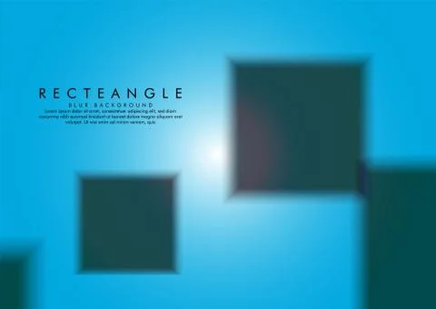 Vector illustration of a blur box with a background color radial gradient Stockillustratie