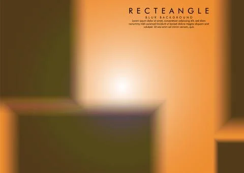 Vector illustration of a blur box with a background color radial gradient Stockillustratie