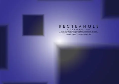 Vector illustration of a blur box with a background color radial gradient Stockillustratie