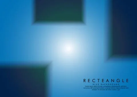 Vector illustration of a blur box with a background color radial gradient Stock Illustration