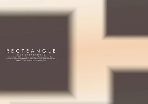 Vector illustration of a blur box with gradient metal background color 库存插图