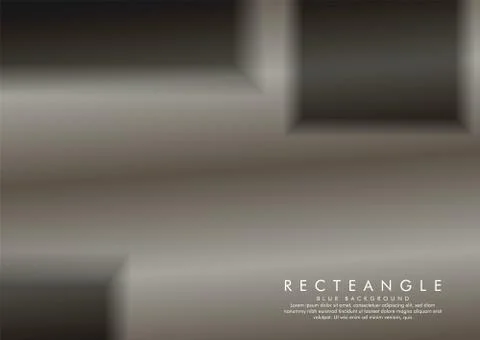 Vector illustration of a blur box with gradient metal background color Stock Illustration