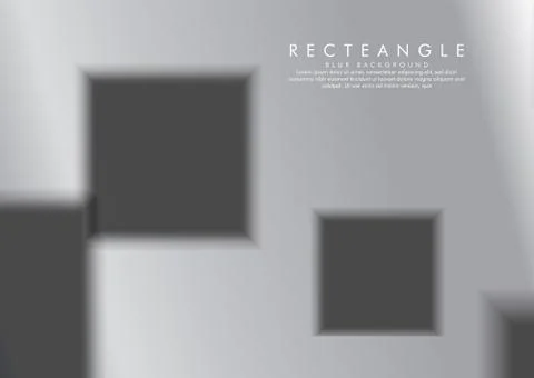 Vector illustration of a blur box with gradient metal background color Stock Illustration