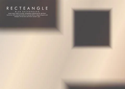 Vector illustration of a blur box with gradient metal background color Stock Illustration