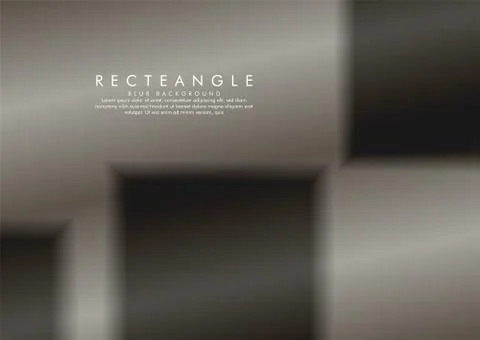 Vector illustration of a blur box with gradient metal background color Stock Illustration