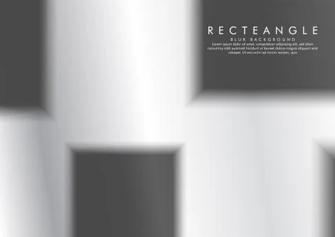 Vector illustration of a blur box with gradient metal background color Stock Illustration