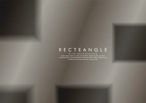 Vector illustration of a blur box with gradient metal background color 库存插图