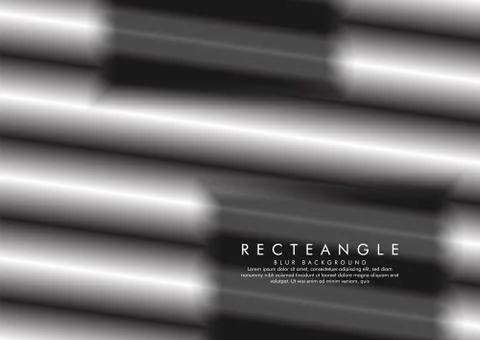 Vector illustration of a blur box with gradient metal background color Illustrazione stock