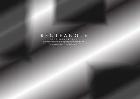 Vector illustration of a blur box with gradient metal background color Illustrazione stock