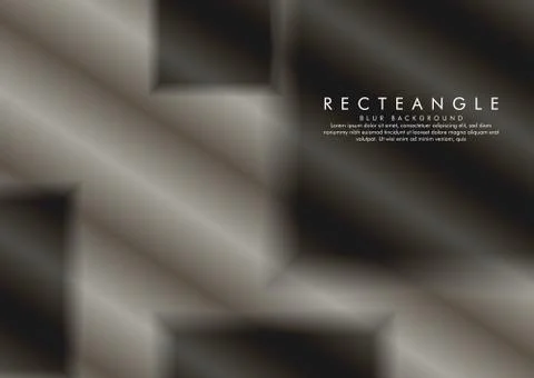 Vector illustration of a blur box with gradient metal background color Illustrazione stock