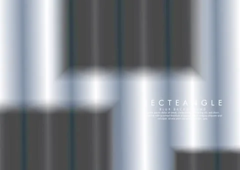 Vector illustration of a blur box with gradient metal background color イラスト素材