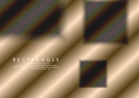 Vector illustration of a blur box with gradient metal background color 库存插图