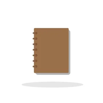 Vector illustration book icon logo flat design Stock Illustration