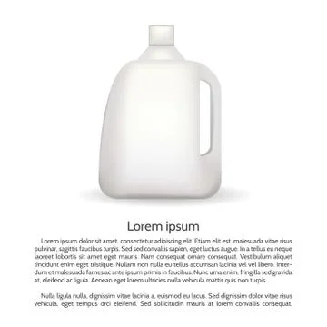 Vector illustration of bottle for cleaning product Stock Illustration