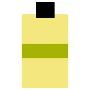 Vector illustration of bottle for cosmetics, sunscreen, mosquito repellent. F Stock Illustration