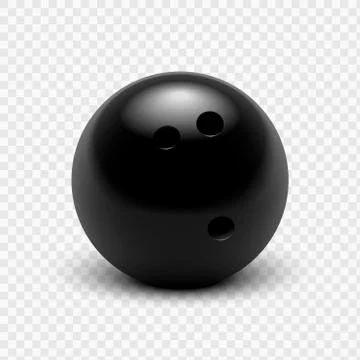Vector illustration bowling ball. Isolated on a transparent background. EPS 10 Stock Illustration