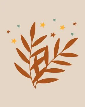 Vector illustration of branches . Stock Illustration