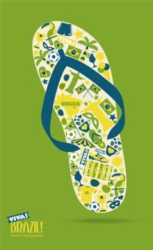 Vector Illustration of Brazil Stock Illustration