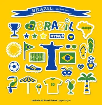Vector Illustration of Brazil Stock Illustration