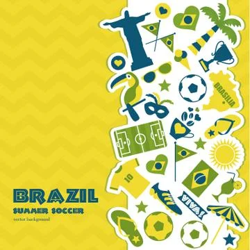 Vector Illustration of Brazil Stock Illustration