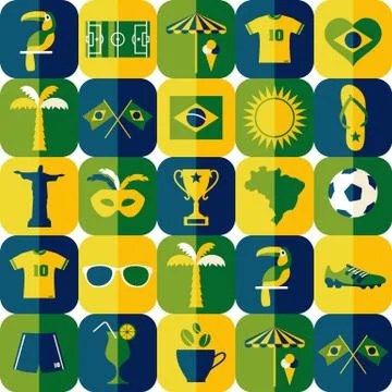 Vector Illustration of Brazil Stock Illustration