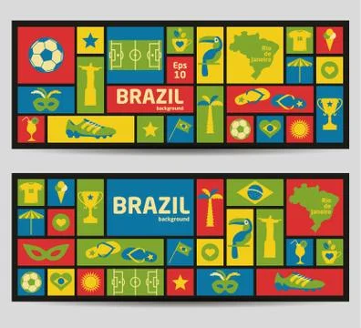 Vector Illustration of Brazil Stock Illustration