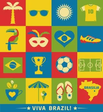 Vector Illustration of Brazil Stock Illustration