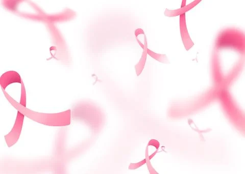 Vector illustration of breast cancer background Stock Illustration