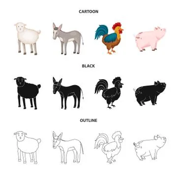 Vector illustration of breeding and kitchen icon. Collection of breeding and Illustrazione stock