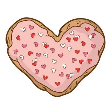Vector illustration of bright cookie Stock Illustration