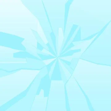 Vector illustration of a broken glass surface Stock Illustration