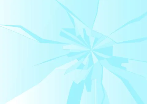 Vector illustration of a broken glass surface Stock Illustration