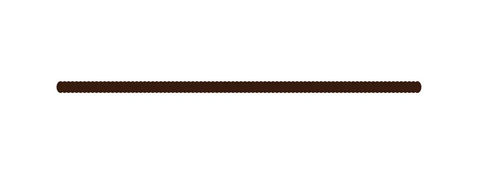 Vector illustration of brown rope Stock Illustration
