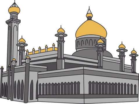 Vector illustration of  Brunei symbol Stock Illustration