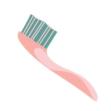 Vector illustration Brush. Object isolated on white background, cartoon style Stock-Illustration