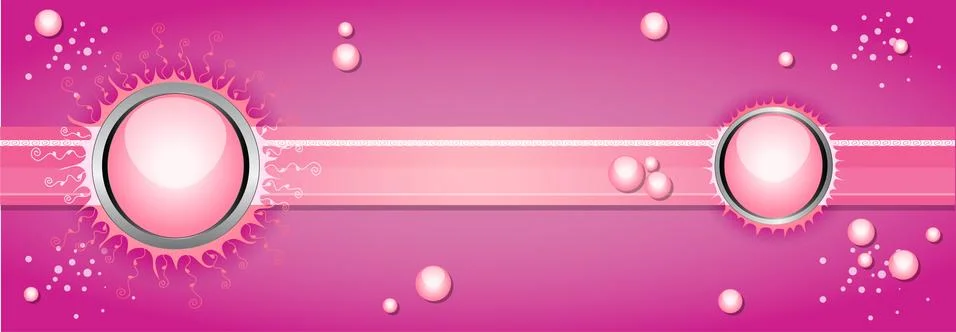 Vector illustration with bubbles. Stock Illustration