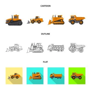 Vector illustration of build and construction symbol. Collection of build and Stock Illustration