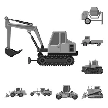 Vector illustration of build and construction icon. Collection of build and Stock-Illustration