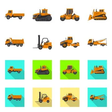 Vector illustration of build and construction icon. Collection of build and Stock-Illustration
