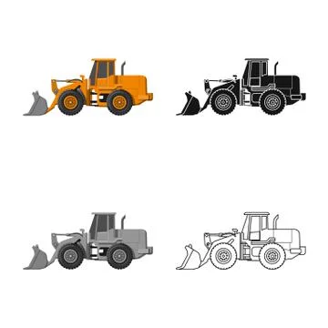 Vector illustration of build and construction icon. Set of build and machinery Stock-Illustration