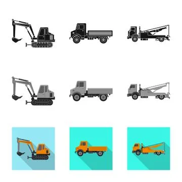 Vector illustration of build and construction icon. Collection of build and Stock-Illustration