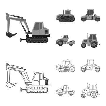 Vector illustration of build and construction icon. Collection of build and Stock Illustration