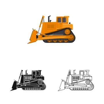Vector illustration of build and construction logo. Collection of build and Stock-Illustration